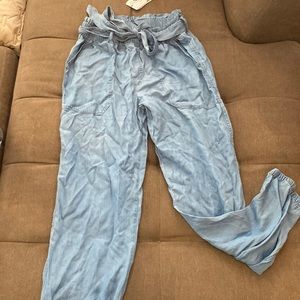 Chambray Jogger pant NWT S